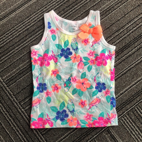 Carters 3t tank and shorts tropical outfit - Picture 2 of 7